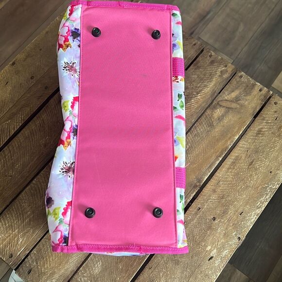 NWT Karriage-Mate Women's Floral Night Weekender Bag Pink OS - Picture 9 of 10